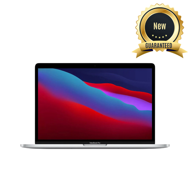 Apple MacBook Pro 13.3 Inch - M1 Chip with 8-Core CPU and 8-Core GPU - 256SSD - 8GB Memory - Silver (AppleCare+ Included) - New