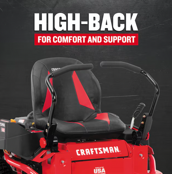 CRAFTSMAN Z5400 | 46in 22HP Zero-Turn Riding Mower | 22 HP Kohler Engine | Hydrostatic Transmission | High-Back Seat (17ARFACT093)