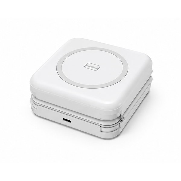 15W 3-in-1 Magnetic Wireless Charging Station Foldable Phone Charger Dock