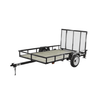 Carry-On Trailer 5-ft x 8-ft Treated Lumber Utility Trailer with Ramp Gate