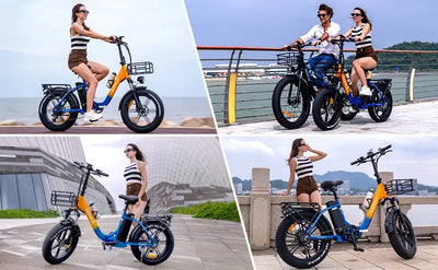 Ridstar MN-20 Electric Bike 1000W Motor 15AH Battery Foldable City Commuter E-bike