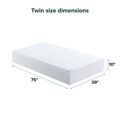 10" Medium Cooling Gel Memory Foam Mattress - Sleep by Wayfair™