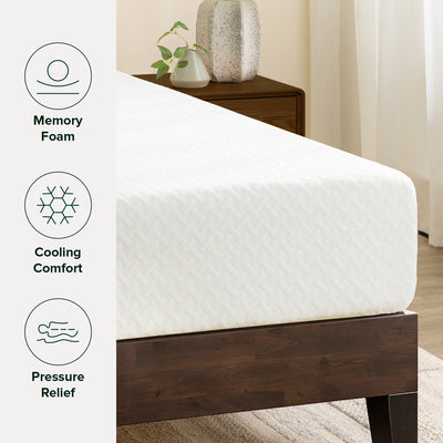 10" Medium Cooling Gel Memory Foam Mattress - Sleep by Wayfair™