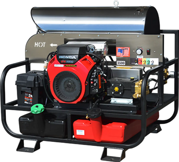 Pressure Pro Super Skid Pressure Washer 12V 4000 PSI 7 GPM Honda GX690 Engine New