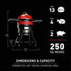 Kamado Joe Konnected Joe 18-Inch Digital Charcoal Grill and Smoker with Cart