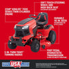 CRAFTSMAN T2400K | 46in 22HP TURN TIGHT Gas Riding Lawn Mower | KOHLER Twin-Cylinder 7000 Series Engine | Hydrostatic Transmission