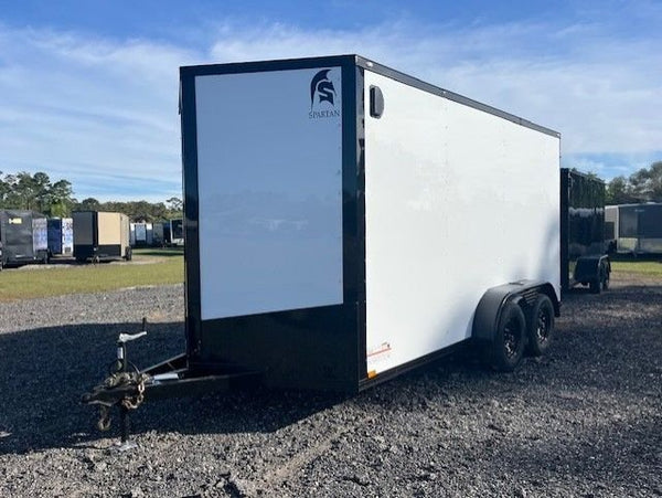 2026 Spartan 7 x 14 Enclosed Cargo Trailer 7k GVWR