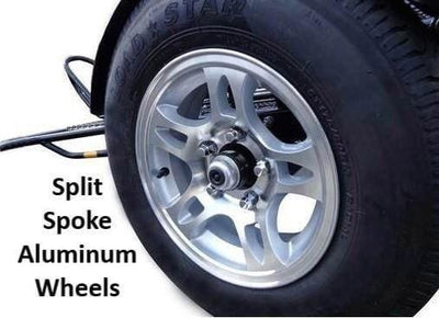 Single Rail Motorcycle Trailer – Compact, Easy-to-Tow Hauler for One Bike