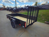 5′ X 10′ Utility Trailer Straight Deck 18″ Sides Tall Gate