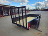 5′ X 10′ Utility Trailer Straight Deck 18″ Sides Tall Gate