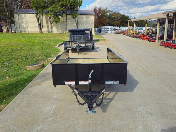 5′ X 10′ Utility Trailer Straight Deck 18″ Sides Tall Gate
