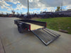 5′ X 10′ Utility Trailer Straight Deck 18″ Sides Tall Gate