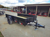 5′ X 10′ Utility Trailer Straight Deck 18″ Sides Tall Gate