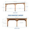 20×20 Kingsport Carport