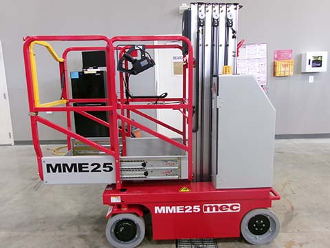 New 2026 MEC MME25 Vertical Mast Lift