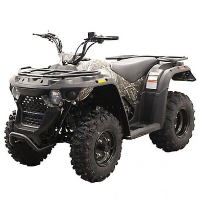 Youth MSA150 ATV – Camo 150cc Utility Quad Bike with Front & Rear Cargo Racks, Off-Road All-Terrain ATV