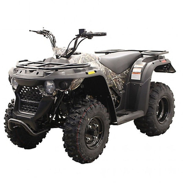 Youth MSA150 ATV – Camo 150cc Utility Quad Bike with Front & Rear Cargo Racks, Off-Road All-Terrain ATV