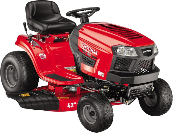 CRAFTSMAN 42-Inch Gas Riding Lawn Mower with Gear Drive