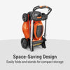 Husqvarna Lawn Xpert LE322R 40-Volt 21-in Self-Propelled Battery Push Mowers.