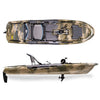 3 Waters Big Fish 103 Pedal Drive Fishing Kayak 3.2m x 88.9cm