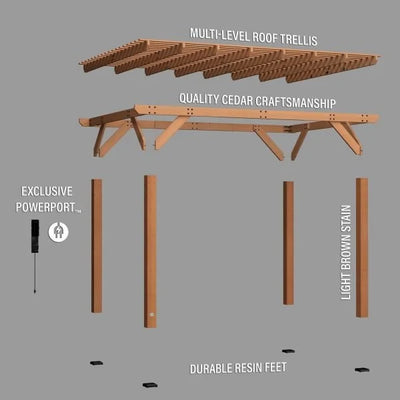 14×10 Delray Pergola