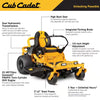Cub Cadet Ultima ZT1 50″ Zero-Turn Riding Lawn Mower – Power, Precision & Comforts.