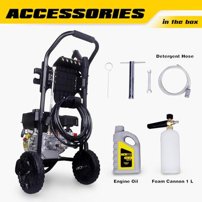 Aceup Energy Gas Pressure Washer 3400 PSI 2.6 GPM 212cc Engine AWPG3400 New