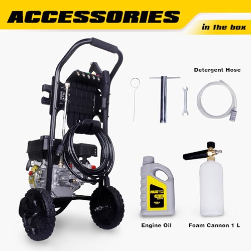 Aceup Energy Gas Pressure Washer 3400 PSI 2.6 GPM 212cc Engine AWPG3400 New