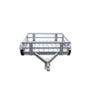 Stirling Kit Trailer 4 x 4 ft. 765 lb. Capacity with Side Rails Floor Planks New