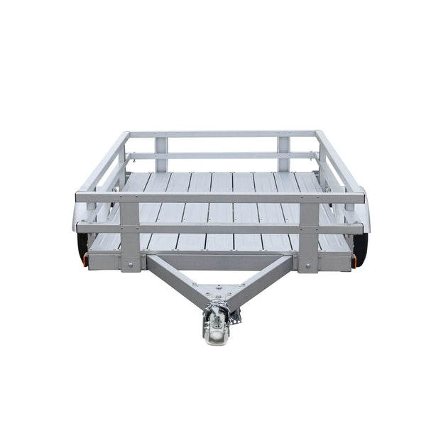 Stirling Kit Trailer 4 x 6 ft. 735 lb. Capacity with Side Rails and Plank Floor New