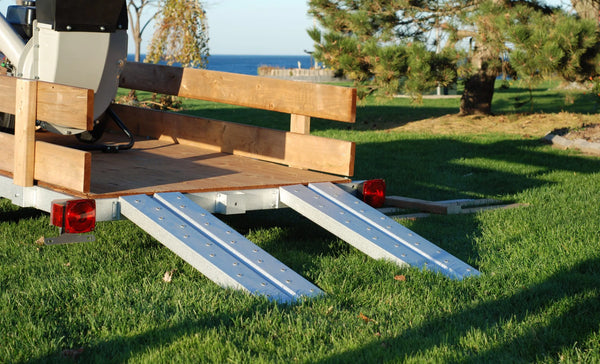 Stirling Open Frame Kit Trailer 4 x 8 ft. 1,000 lb. Capacity 8 in. Tires New