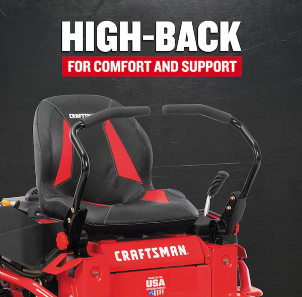 CRAFTSMAN Z5800 | 54in 24HP Zero-Turn Riding Mower | 24 HP Kohler Engine | High-Back Seat (17RRFACW093)