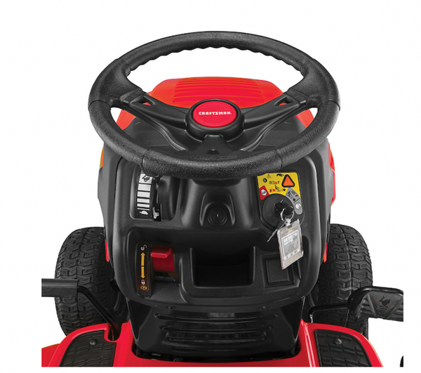 Craftsman T140 | 46″ 18.5HP Riding Mower | 540cc Briggs and Stratton Engine | Turf Saver Wheels