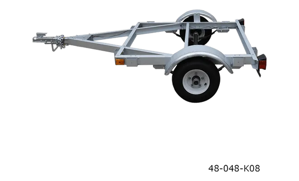 Stirling Open Frame Kit Trailer 4 x 4 ft. 820 lb. Capacity 8" Tires New