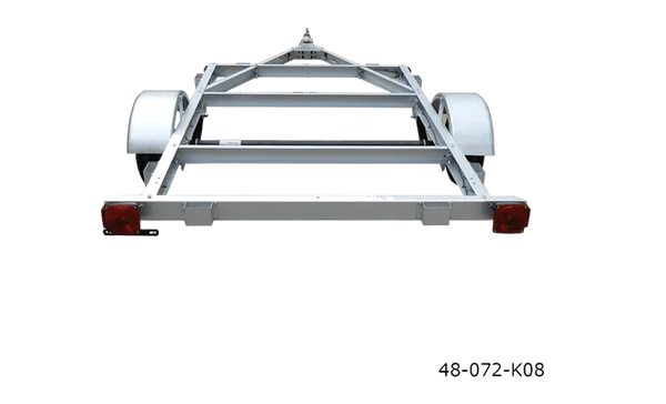 Stirling Open Frame Kit Trailer 4 x 6 ft. 800 lb. Capacity 8" Tires New