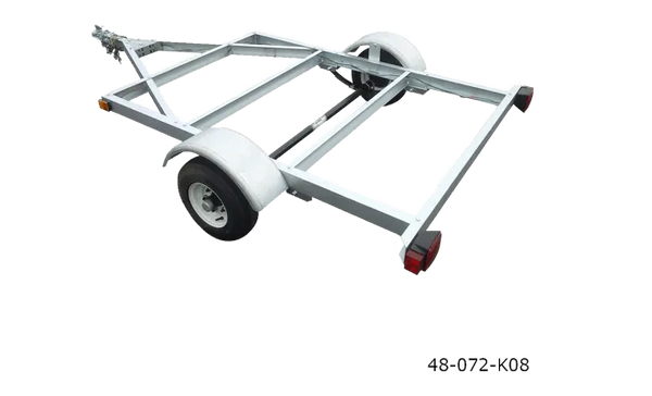 Stirling Open Frame Kit Trailer 4 x 6 ft. 800 lb. Capacity 8" Tires New