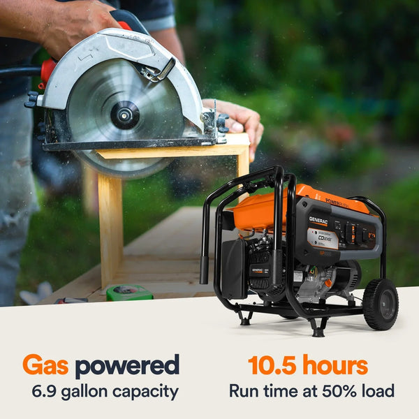Generac 8125/6500 Watt Portable Generators.