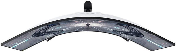 SAMSUNG 49” Odyssey G9 Gaming Monitor, 1000R Curved Screen, QLED, Dual QHD Display, 240Hz, NVIDIA G-SYNC and FreeSync Premium Pro, LC49G95TSSNXZA, Black