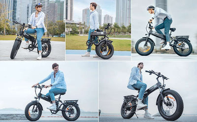 Ridstar Folding Electric Bike H20 Pro 2000W Motor 48V 23AH Battery