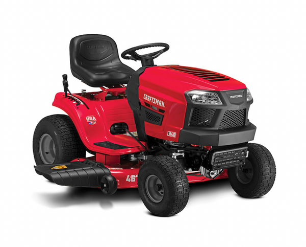 Craftsman T140 | 46″ 18.5HP Riding Mower | 540cc Briggs and Stratton Engine | Turf Saver Wheels