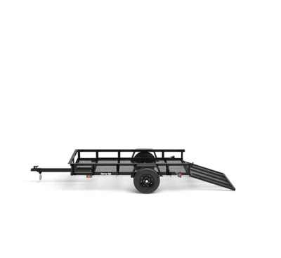 Carry-On Trailer 5-ft x 8-ft Steel Mesh Utility Trailer with Ramp Gate