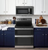 Whirlpool 6.7 Cu. Ft. Electric Double Oven Range with True Convection Cooking – Stainless Steel 1