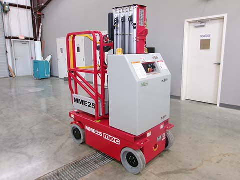 New 2026 MEC MME25 Vertical Mast Lift
