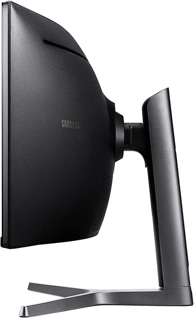 SAMSUNG 49” Odyssey G9 Gaming Monitor, 1000R Curved Screen, QLED, Dual QHD Display, 240Hz, NVIDIA G-SYNC and FreeSync Premium Pro, LC49G95TSSNXZA, Black