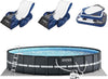 Intex Ultra XTR Round Frame Pool with Pump, Cooler, and Floats (2 Pack)