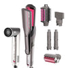 Shark FlexFusion HD651S Ceramic Air Styler & Hair Straightener – Metallic Mist