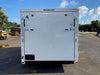 Spartan 7×12 Enclosed Cargo Trailer Tandem Axle – White Heavy-Duty Cargo Hauler SP7X12TA