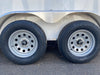 Spartan 7×12 Enclosed Cargo Trailer Tandem Axle – White Heavy-Duty Cargo Hauler SP7X12TA