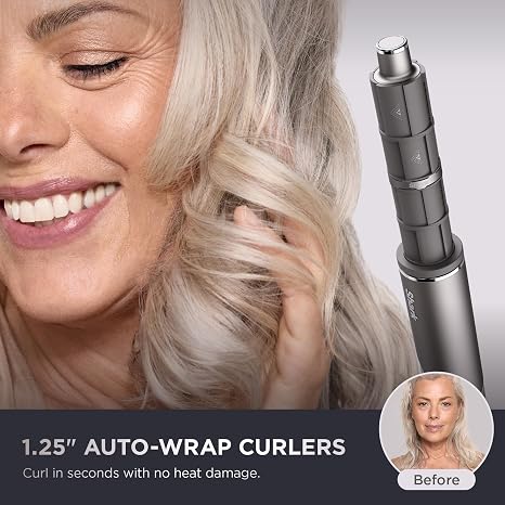 Shark FlexFusion HD651S Ceramic Air Styler & Hair Straightener – Metallic Mist