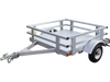 Stirling Kit Trailer 4 x 4 ft. 765 lb. Capacity with Side Rails Floor Planks New